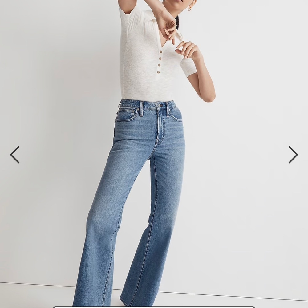 NWT Madewell The Perfect Vintage Flare